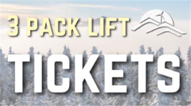 Image for: 3 Pack of Lift Tickets